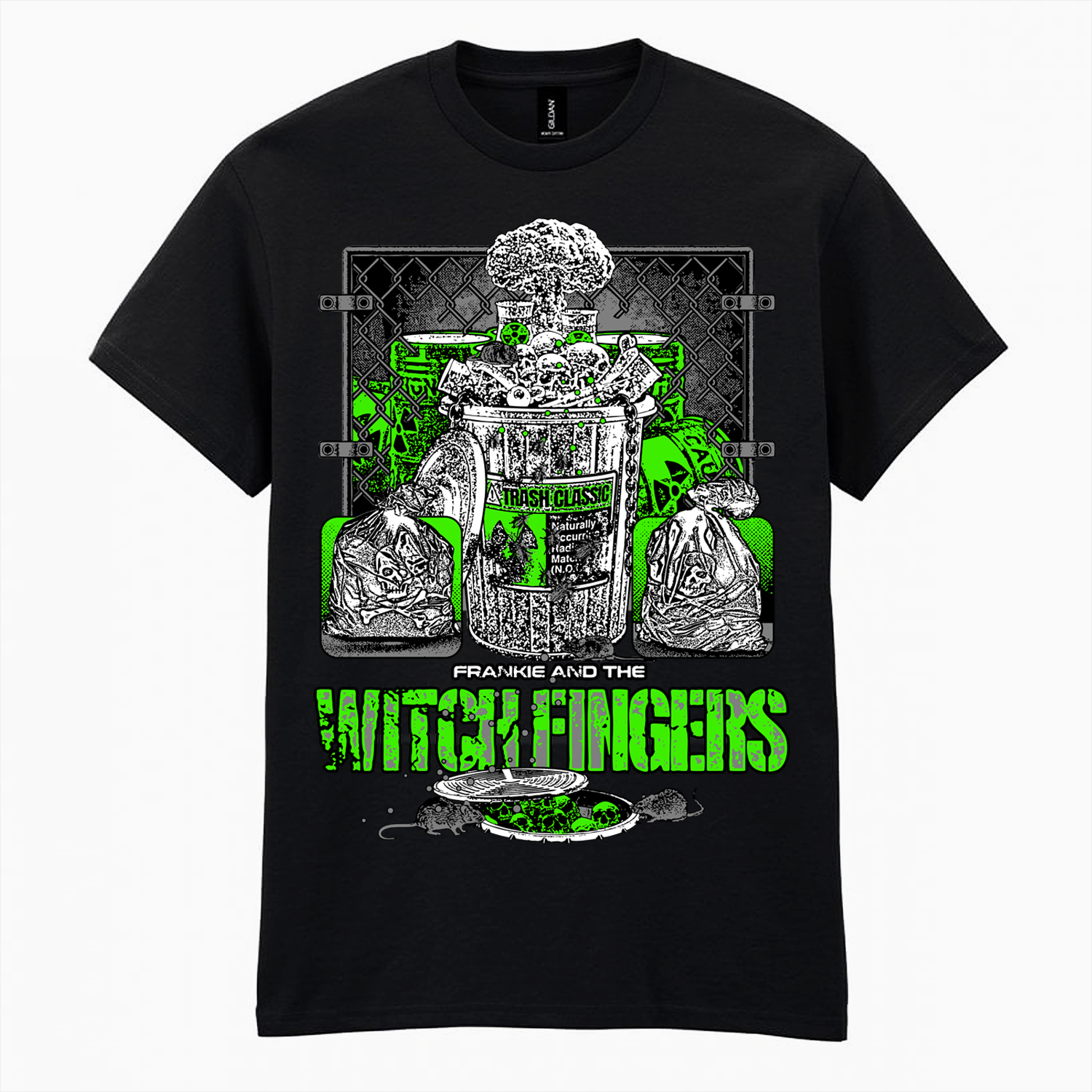 Frankie And The Witch Fingers - Toxic Waste T-Shirt (Aqid Handian Frankie And The Witch Fingers - Toxic Waste T-Shirt (Aqid Handian