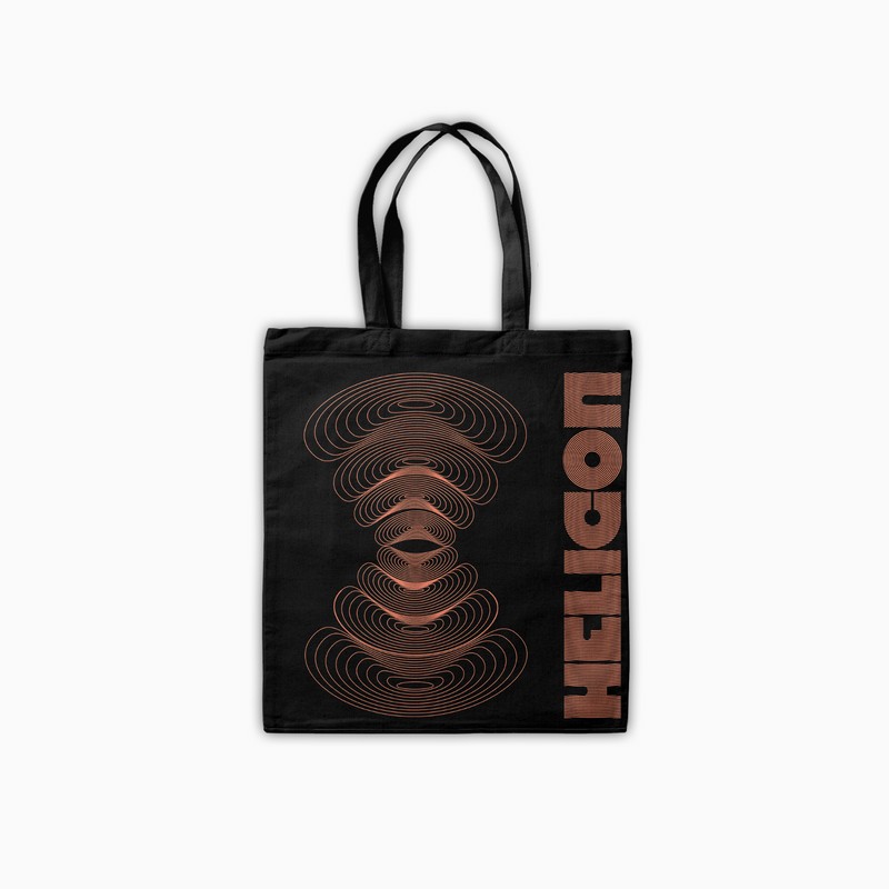 Helicon - Orange 'Arise' Tote Bag – Fuzz Club