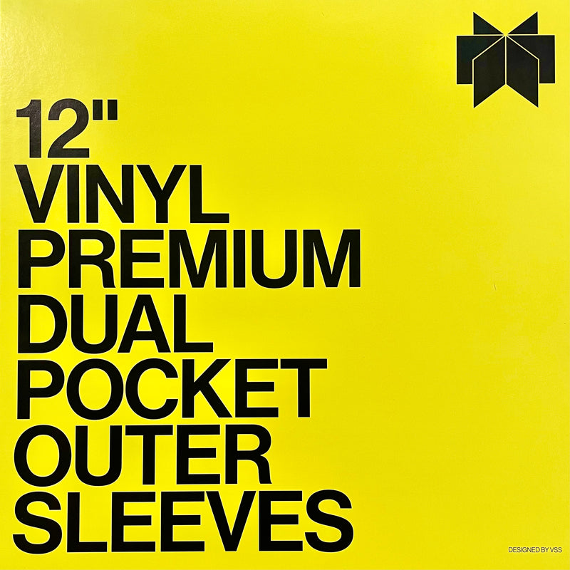 12" Inch dual pocket outer record sleeve vinyl mint vss vinyl storage solution best