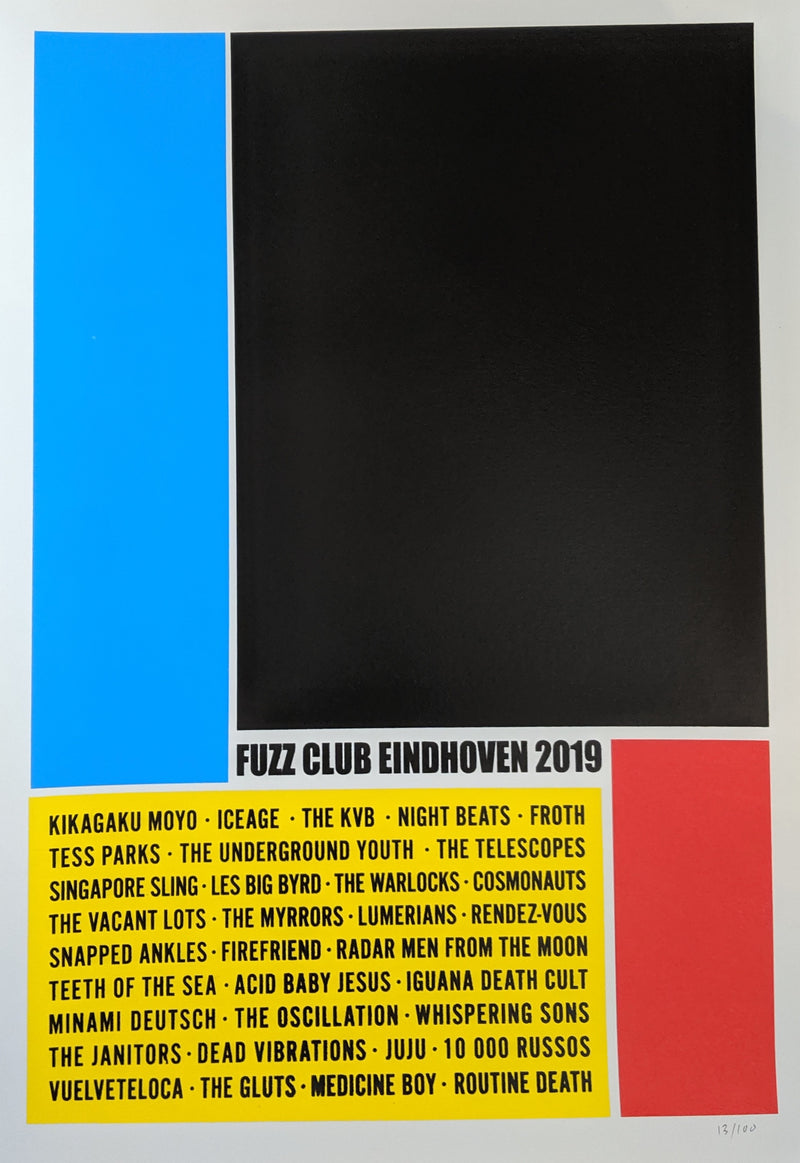 Fuzz Club Eindhoven 2019 Poster,Posters,Fuzz Club - Fuzz Club