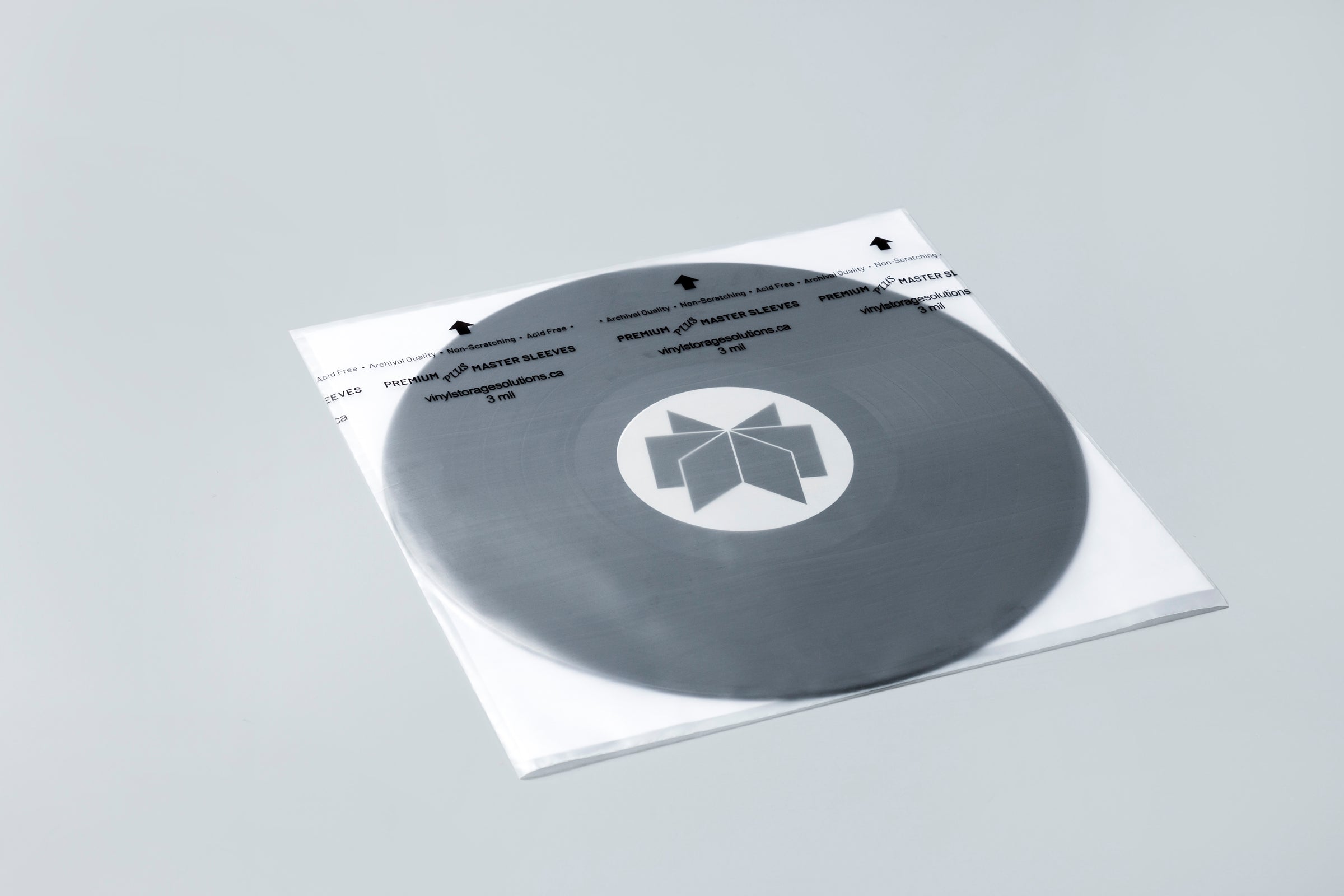 12 Inner Sleeves, Crystal Clear - 3 mil (25 pack) – Vinyl Storage Solutions